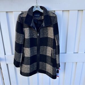 Pendleton Wool Blend Plaid Walker Jacket Coat NWT